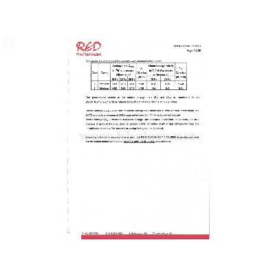 European Standard Smoke Control Test Report 2