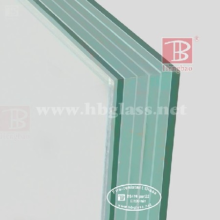 Double Layer Fire Resistant Glass